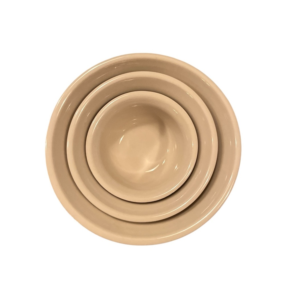 Longaberger Collectors Edition Miniature Pottery Bowl Set w/ Wrought Iron Stand. - Picture 5 of 9